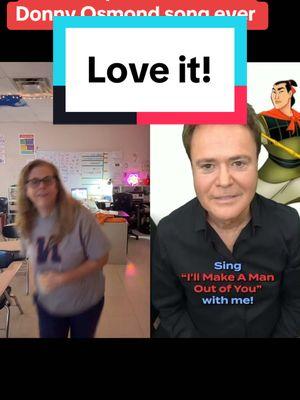 #duet with @Donnyosmond #donnyosmond Can a 7th grade teacher actually sing???? #mulan #disney @Disney @Disney Studios #fyp #foryoupage #foryou #genx #edutok #fypシ #teachersoftiktok #fypシ゚viral #middleschool 