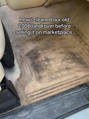 carpet cleaner saves the day #carpetcleaning #upholsterycleaning #carpetshampoo #cleancar #marketplace #fbmarketplace #landrover 