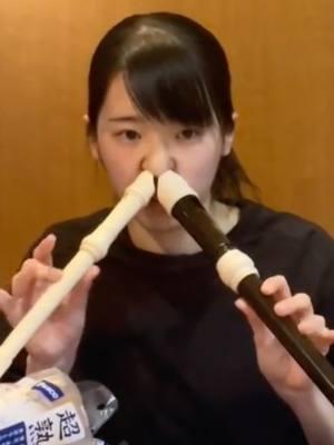 talent💯 (📹 @haruka_2go) - #talent #yoaso鼻 #yoasobi #夜に駆ける #recorder #鼻リコーダー#9gag