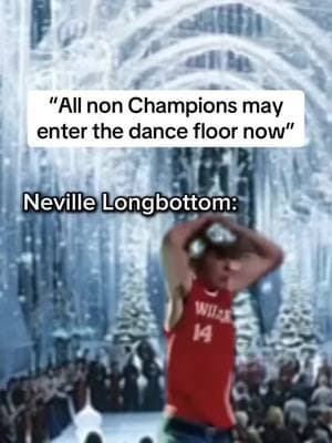 Neville’s time to shine😂 #yuleball #nevillelongbottom #gobletoffire #harrypottertiktok #itsleviosanotleviosa #wingadiumleviosa #hermionegranger #hermionesdress #expectopatronum #patronuscharm #avadakedavra 