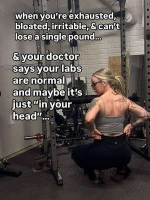 And yes, I tested more than just my TSH 🙃 I spent YEARS asking doctors for thyroid labs because every time I googled why I felt so awful, I had all of the symptoms of hypothyroid (AND had a family history) Every time, I was told… 🫠 “Everything looks good” 😦 “Maybe it’s because you’re a mom” 😒 “You should try eating less” 🤬 “Maybe it’s just in your head”  After 2 miscarriages and being told “if you have a 3rd, we’ll do a deeper dive” … I had had enough I decided to dive into this “functional” world and I told the practitioner “if you tell me nothing is wrong, I’ll never complain again” I’ve never been so validated. I cried tears of RELIEF. After getting a FULL thyroid panel, a GI map, and a DUTCH test, I finally had answers.  I was eventually diagnosed with PCOS, Hashimoto’s, H. Pylori overgrowth and gut dysbiosis, and TANKED cortisol.  I didn’t care. I had an answer and I’d do what it took to fix it.  Fast forward to today, I’ve never taken a single medication (this is just MY journey) and my labs look great, I lose and maintain weight like a dream, ACTUALLY have energy when I wake up, & am so in tune with my body that I can tell when the SLIGHTEST thing is off.  You know your body best. NORMAL lab ranges are wide and based on general population and what is optimal for you may not be for someone else. Want a protocol with labs specific to YOUR needs so you know exactly how to optimize your body to feel good inside and out? 🧪 Comment LABS and I’ll send you exactly what you can do! #functionaltesting #functionalmedicine #reversediet #weightloss #fitafter40 #cortisol #weightlosstips #hashimotosthyroiditis #hypothyroidismweightloss #highcortisol #hormones 