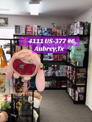 Now Open!!#aubreytx #animeshop #waifu #pilotpointtx #otaku #kawaii #littleelmtx #crossroadstx 