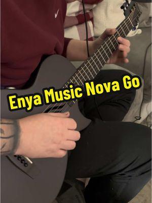 Testing out the new Enya Music Nova Go SP1 #fyp #guitartok #cheapguitar #enyamusic #beginnerguitar 