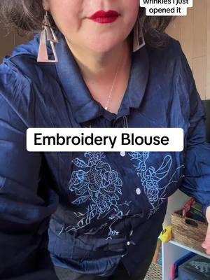 #plussize #blouse #style #western #hippy #vibe #boho #embroidery #curvy