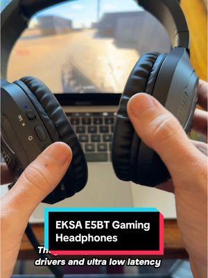 The EKSA E5BT Gaming Headset is awesome. It works instantly on Mac, PC, Mobile, PS5 and more and lasts for 52 hours for multi day use. Check it out at the 🔗 in bl0 to order @EKSA_Official #eksa #wirelessheadphones #E5BT #gaming #headset #productreviews #eksapartner 