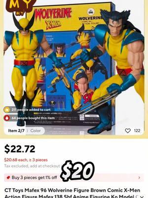 CT TOYS WOLVERINE #CapCut #CTTOYS #MAFEX #WOLVERINE #xmen #aliexpress #toys #actionfigures #figures #collectibles #ko 