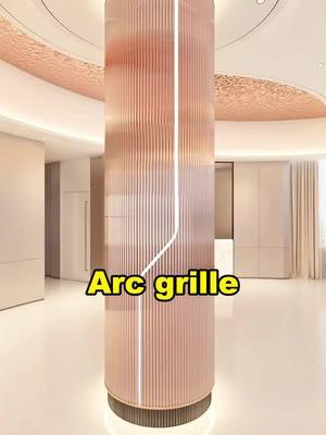 Rotating grilles that can be wrapped in any arc shape. #wpc #wallpanels #wpcwallpanel #wpcwallcladding #flutedwallpanel #buildingmaterials #walldesign #renovation #deco #renovation #rebuild #reconstruction #harmercoverings   