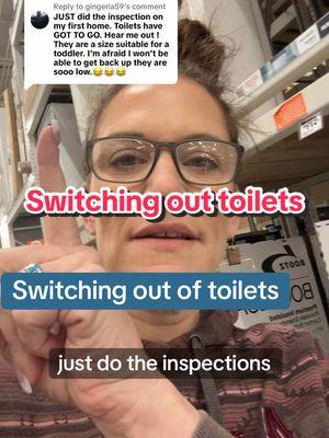 Replying to @gingeria59 Toilet talk! 🚽 Someone mentioned swapping out short toilets for taller ones, but did you know too tall toilets exist? 🤯 Got me thinking—when choosing a toilet, there’s more to consider than height: ✅ Flush power ✅ Water usage per flush ✅ Ease of cleaning What’s your favorite kind of toilet? Let’s hear it! 👇 #BathroomUpgrades #ToiletTalk #HomeRenovationTips #RealEstateUpdates #TheMoreYouKnow #alishacollins #realestatebestie #casperwyoming 