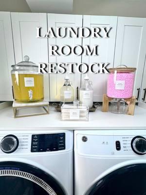 Laundry is my least favorite chore but now I might love it 😍 Satisfying laundry room restock and refresh in the New Year #asmr #refresh #laundryroom #laundryrestock #restock #asmrrestock #sahm #homeorganization #organizedhome #homerefresh #asmrsounds 