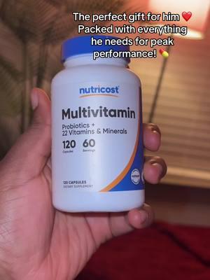 Give the gift of health: Nutricost Multivitamin for him. Affordable, effective, and essential! 🎁 #nutricost #multivitamin #multivitamins #multivitaminforhim #menshealth #helathylifestyle #healthyliving #supplements 