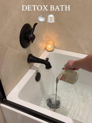 viral detox bath: 1/4c epsom salt 1/4c sea salt 2 cups hot water (mix in salts) 1/4c bentonite clay (mix with water into paste. don’t use metal) 1/4c baking soda 1/3c ACV 10 drops essential oil *drink lots of water and have electrolytes*  Soak for 20 mins  #detox #detoxbath #detoxbathrecipe #detoxbaths #detoxsoak #epsomsaltbath #epsomsalt #epsomsaltsoak #bentoniteclaydetox #bentoniteclay #fluseason #coldandfluremedies #coldandfluseason #fyp #SelfCare 