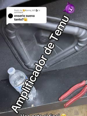 Replying to @🫨Kenny_b07🔈 una bellese amplificador de Temu 💪🏼😈  #puragentedeljuniorxg35 #caraudio #caraudiofabrication #subeleoapagale #caraudioaddicts #fypシ゚ #deafbounce #foryoupage @Cesar Martinez @juniorxg352 @Bros audio 