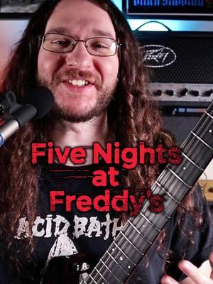 Five Nights at Freddy's #guitar #fnaf #freddyfazbear #guitarlessons