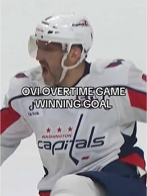 That’s goal No. 874 🤯🐐 #goat #chasinghistory #hockeytok #overtime #score #ovechkin 