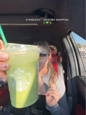 It’s so good!! I cut back on coffee because I’m in my gym era, so im a matcha girly now 💚  #momlife #matchalatte #starbucksmatcha #matcha #starbucksdrink #comewithme #matchatok #matcharecipe #girlsgirl #starbucksmatchaorder #groceryshopping #familyof4 #staterbros #cutoffcoffee #groceryhaul #groceryshopwithme #foryou #fyp 