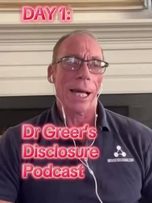 Dr Greers Podcast is official #stevengreer #drstevengreer #ufodisclosure #discloser #technology #technologydisclosure 