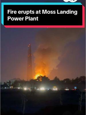 Fire crews responded to a fire on Thursday at the Moss Landing Power Plant, which prompted evacuation orders to residents nearby. Video from the owner of the inn at Moss Landing Point shows a bright ball of flames emitting from the site. #fire #mosslanding #powerplant#montereycounty #evacuations #abc #abc7news #fyp #foryoupage