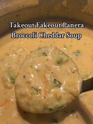 🥦🧀 I remade Panera’s iconic Broccoli Cheddar soup for episode 2 of my ‘Takeout Fakeout’ series 🤤  not only is this version much more nutrient-rich thanks to the bone broth and extra veggies, but it’s also a lot more cost effective! Mr. AIW’s reaction at the end says it all 😆🙌🏼 #takeoutfakeout #healthierrecipes #homemadefood #tastetest #broccolicheddarsoup