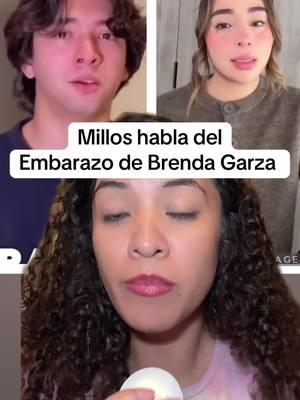 Millos habla del Embarazo de Brenda Garza  #millos #brendagarza 