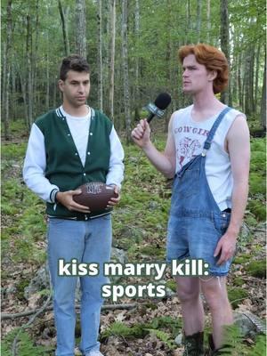 kiss marry kill: sports with jock! @jack  #fmk #swimming #golf #breakdancing #breaking #streetinterview #satire 