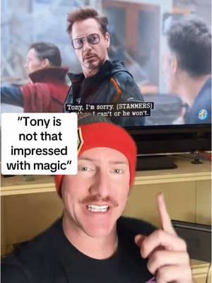 Timing Stark is a wizard #tonystark #drstrange #marvel 