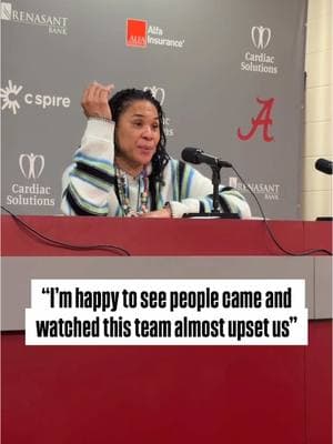 Dawn Staley on the job Kristy Curry has done navigating her team through the SEC and how difficult it is to play at Alabama. #alabamabasketball #alabama #rolltide #rtr #dawnstaley #secbasketball #womenscollegebasketball #womenscollegehoops 