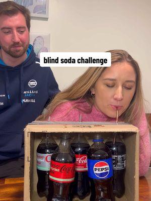 Replying to @Miranda Rosanne wow🤨 #sodachallange #blindtastetest #coke #pepsi #husbandwife  