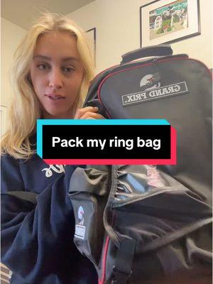 Re-pack my ring bag for the 50th time! (I clear it out at the end of each week!) use code THANKS15 for a discount on my fave ring bag- find it at @Huntley Equestrian #grandprixriding #huntleyequestrian #wellington #wef #horsetok #equestriansrelate #equestriansoftiktok #horsesofinstagram #horsegirl 