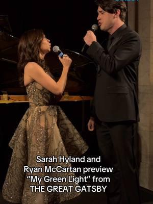 Stunning!! Sarah Hyland and Ryan McCartan will be the next stars of @The Great Gatsby Musical and the pair gave a sneak preview of “My Green Light” from the Broadway musical! #SarahHyland #RyanMcCartan #TheGreatGatsby #Broadway #ModernFamily #Singing #Performance 