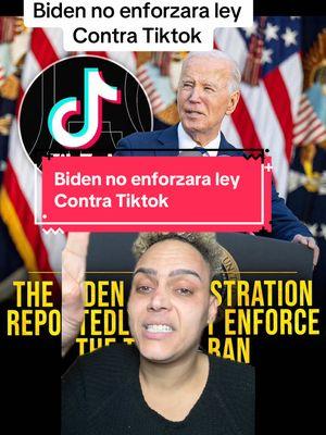 Biden dice que no enforzara la ley contra Tiktok… Donald Trump invita a el CEO de Tiktok a su inauguración.. significa esto que tijtok está salvo..?? Que piensas tú que pasará…? #TikTokShop #prohibentiktok #bidentiktok #trumptiktok #donaldtrumptiktok #savetiktok #kingkongfabuloso #kingkongfabulosord #kingkingfabulosord #kingkingfabuloso @King Kong 2 