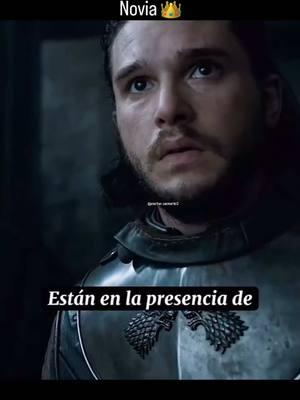 Así se va a presentar mi próxima novia 👑#juegodetronos #gameofthrones 