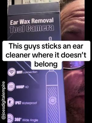 I can’t believe what I found! I’m so embarrassed 🙈 #earwax #earwaxremoval #earwaxremmoval #tool #wifi #waterproofmakeup #camera #ligh #led #flashsale #wrongdoor #wronghole #mystery 