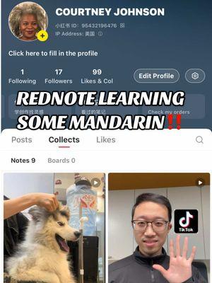 REDNOTE LEARNING SOME MANDARIN‼️🤷🏾‍♀️ #rednote #manderin ##red#note ##learningmandarin#bye ##tiktokban#tiktokexit #follow ##comefollow#comefollowme #followme 