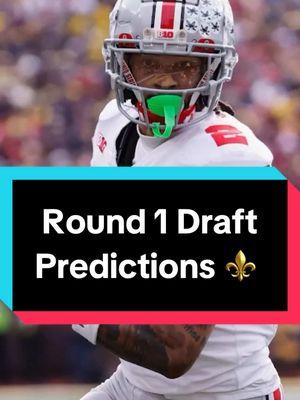 We guessed who the #Saints could select in their round 1 draft pick 💭⚜️ #NFLDraft #WhoDat #MykelWilliams #TetairoaMcMillan #EmekaEgbuka #GeorgiaBulldogs #ArizonaState #OhioState 