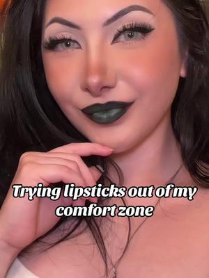 Green lipstick look? #foryoupage #alt #alttiktok #beauty #makeup #limecrime #getreadywithme #tryonhaul #grwm #share #wow 