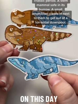 #onthisday my favorite post of all time. Figured I could share it one more time if this is the end for us too. #stickers  #paleo #paleontology #paleontologist #paleontologyart #prehistoric #sticker #stickerart #prehistoricanimals #triassiccuddle 