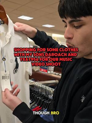 shopping for some clothes with my sons DaRoach and  yeat956 for our music video shoot #stepdadlife #stepgoat #daroach #Yeat956 #shopping #newdrip #mallshopping 