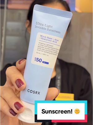 @COSRX Official Ultra Light Invisible Sunscreen! ✨ Instagram: prettyclicknepal #grwm #Skincare #WhatToWear #MakeupTok #StyleTok #prettyclick #prettyclicknepal