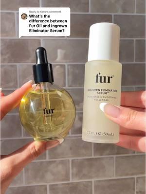 Replying to @Katie Manifesting soft hairs and fewer ingrowns in 2025 💚 #furyou #furoil #SelfCare #bodyhair #ingrown 