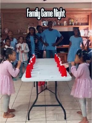 Full video on our YouTube channel  Link in my bio We had a Family Game Night and the children had a great time. I enjoyed watching them celebrate each other when one of them didn’t win.  #GameNight #family #familyfun #familyof14 #momof12 #largefamily #bigfamily