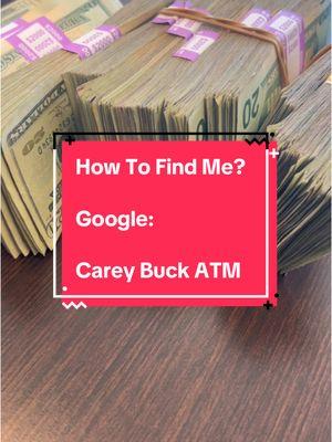 Just in case….you know where to find me. Google: Carey Buck ATM #atmbusiness #careybuck #careybuckatm #atmmachinebusiness #atmbusinessowner #atmbusinessmentor #atmentrepreneurs #atmbusinesstips #atminvestingtip #startanatmbusiness #atmmachine  @ATM Business / Passive Income 