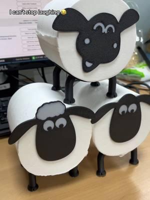 They are so cute and funny lol #3dprinting #3dprintedtoy #funnyfinds #shaunthesheep 