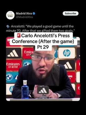 🚨Carlo Ancelotti’s Press Conference (After the game) Pt 29 #halamadrid #realmadrid #madrid #celtadevigo #celtavigo #carloancelotti #endrick #ancelotti #copadelrey #cdr #kylian #kylianmbappé #mbappe #arda #ardagüler #santiagobernabeu #bernabeu #fcbarcelona #barcelona #barca #tchouameni #viniciusjunior #viniciusjr #vinicius #vinijr #vini #rodrygogoes #rodrygo #rudiger #fedevalverde #valverde #futbol #futboltiktok #football #footballtiktok #Soccer #soccertiktok #fyp #tapiaa__ 