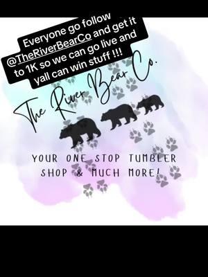 GO FOLLOW @The River Bear Co GET US TO 1K SO WE CAN GO LIVE AND YALL CAN WIN STUFF ❤️❤️#greenscreen #fyp #fypシ #foryoupage #fypviralシ #supportsmallbusiness #getusto1k #letsgolive #theriverbearco #whenwillibeloved #lanefrost #8seconds 