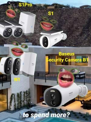 The security family is fighting, who do you pick!🏡👀 #Baseus #Security #Camera #smarthome #sunpower #solar #Energy