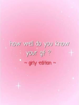 How well do you know your girlfriend?🫢💄#howwelldoyouknowyourpartner #bfgfquiz #girlfriendquiz #gfquiz #girly 