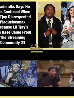 Akademiks Says He Was Confused When Lil Tjay Disrespected Plaqueboymax Because Lil Tjay’s Fan Base Came From The Streaming Community 👀 #akademiks #hiphop #worldstar #theshaderoom #saycheesetv #worldstarhiphop #djakademiks #music #nbayoungboy #nojumper #explorepage #wshh #lilbaby #lildurk #dababy #explore #tekashi #vladtv #shaderoom #viral #liluzivert #unsignedartist #drake #nipseyhussle #tidal #soundcloud 