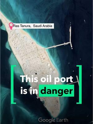 An oil port in Saudi Arabia, and one in Houston, Texas, have something in common - they’re under threat from rising sea levels #ocean #oilandgas #houstontx #saudiarabia🇸🇦 #planeta