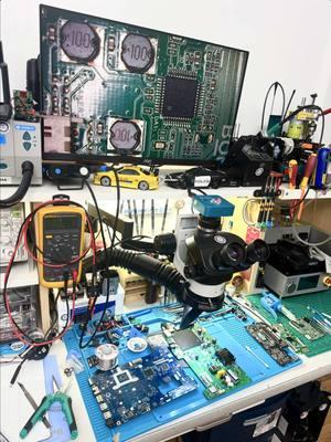 Share your workbenches #righttorepair #workbench #repair #electronics #precisiontools #engeneering #motherboard #laptoprepair #industrial #fyp #vital #viral 