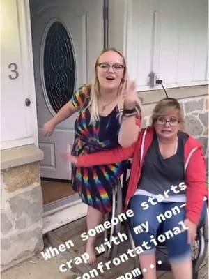 #tiktok #fyp #foryou #foryoupage #funny #motherdaughter #funnnyvideo #savetiktok #memories  #disability #protective #lookingout #hilarious #laughing  #humor #disabilityhumor #Love #happy #tiktoktrend #findhumorineverything   